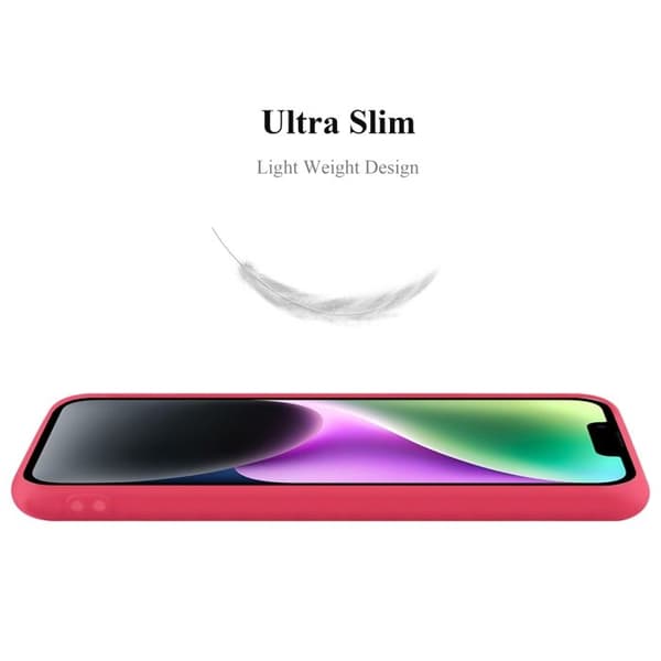 Skal för iPhone 14 PLUS CANDY RÖD Stötsäker Silikon Röd