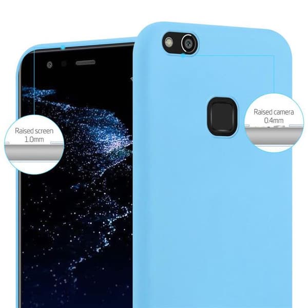 Skyddsfodral för Huawei P10 LITE CANDY BLÅ Stötabsorberande Silikon Blå