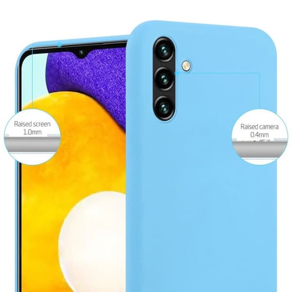 Skyddsfodral för Samsung Galaxy A13 5G CANDY BLÅ Stötabsorberande Silikon Blå