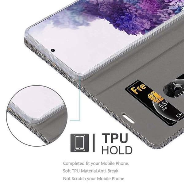 Skyddsfodral för Samsung Galaxy S20 PLUS i GRÅSVART Stötskyddande Etui Grå