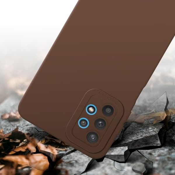 Skyddsfodral för Samsung Galaxy A32 5G i FLUID BRUN Stötsäker brun