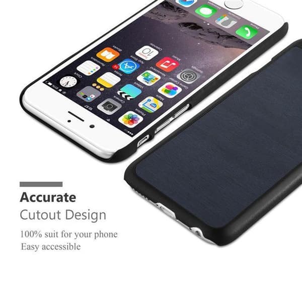 Hårdskal för iPhone 6 PLUS / 6S PLUS i WOODY BLÅ Träskydd med design Blå