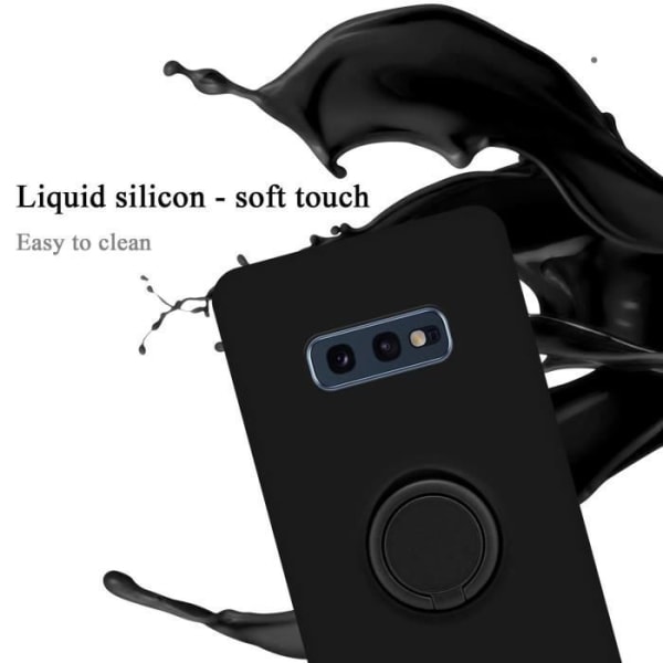 Coque - CADORABO - Samsung Galaxy S10e - Skydd i TPU-silikon - Tunn och lätt design - Svart Svart