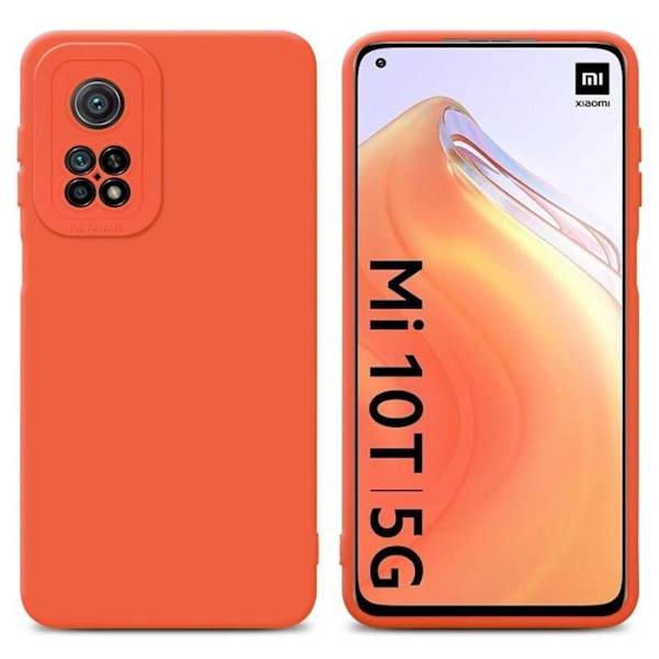 Coque för Xiaomi Mi 10T / Mi 10T PRO i FLUID ORANGE Fodral Etui Case Cover i flexibel TPU-silikon Skydd Gul