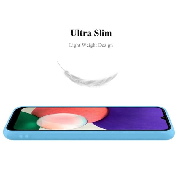 Skyddsfodral för Samsung Galaxy A22 5G CANDY BLÅ Stötsäker Silikon Blå