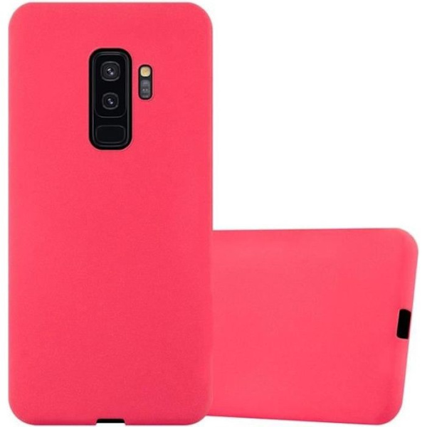 Skyddshölje - CADORABO - Samsung Galaxy S9 PLUS - Silikon TPU - Röd - Stötsäker Röd