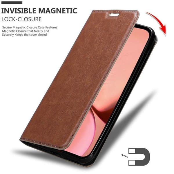 Etui för iPhone 13 MINI Fodral i MARRONE CAPPUCINO brun