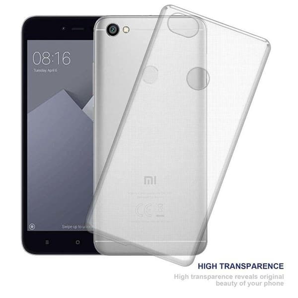 Transparent stötsäker silikonfodral för Xiaomi RedMi NOTE 5A Ros