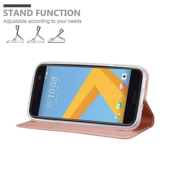Cadorabo Fodral till HTC One M10 i CLASSY ROSÉ GULD