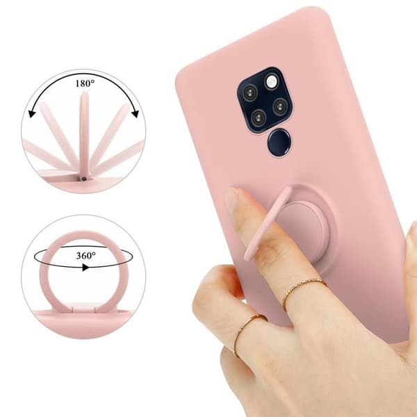 Skyddsfodral för Huawei MATE 20 i LIQUID PINK Stötskydd Ros