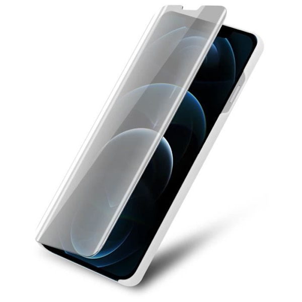 Coque - CADORABO - iPhone 13 PRO MAX - AGATE ARGENT - Clear View - Stativfunktion Pengar
