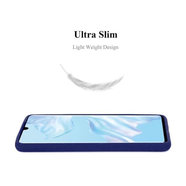 Coque - CADORABO - Huawei P30 PRO - Silikon TPU - Stötskydd - Tunn och Lätt Design Frost Blå Mörk