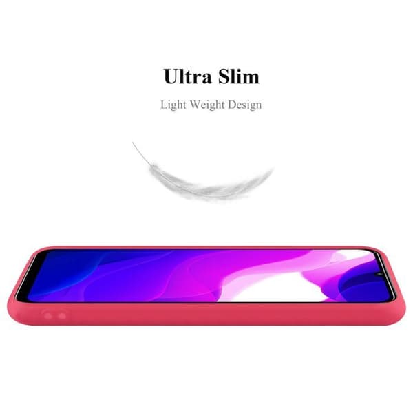 Skyddsskal för Xiaomi Mi 10 LITE CANDY RÖD Stötsäker Silikon Röd