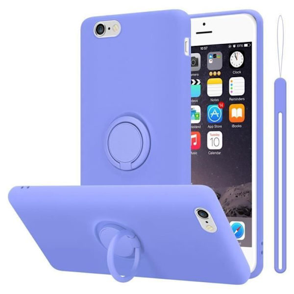 Coque - CADORABO - iPhone 6 / 6S - Silikon TPU - Ljus lila - Stötskydd Ljuslila