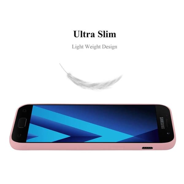 Skyddsfodral för Samsung Galaxy A7 2017 CANDY ROSE VIF Stötskydd Silikon Ros