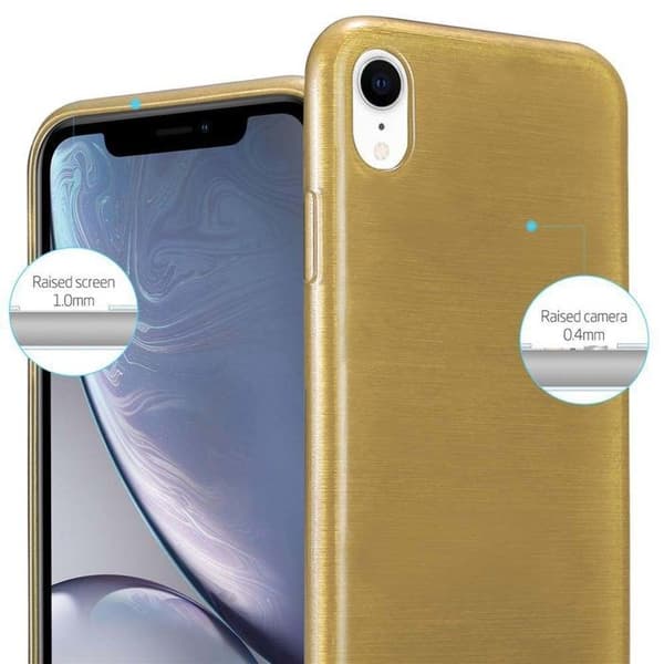iPhone XR Fodral Guld Stötskydd Gul