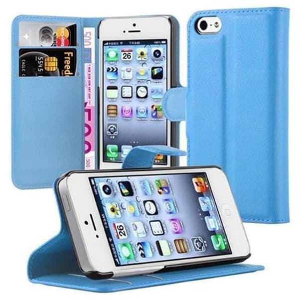 Etui för iPhone 5 / 5S / SE 2016 i PASTELLBLÅ Blå