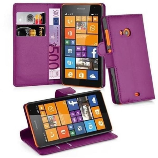 Cadorabo Fodral till Nokia Lumia 535 i ORCHID LILA