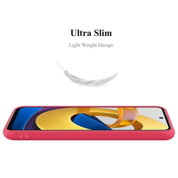 Skyddsfodral för Xiaomi POCO M4 PRO 5G CANDY RÖD Stötsäker Silikon Röd