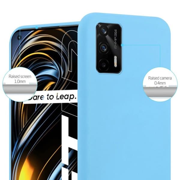 Skyddsskal för Realme GT Master CANDY BLÅ Stötskydd Silikon Blå