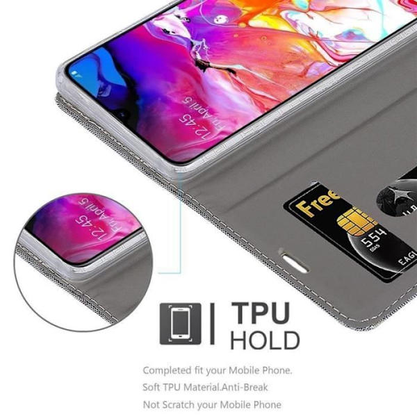 Cadorabo Fodral till Samsung Galaxy A70 i LJUSGRÅBRUNT