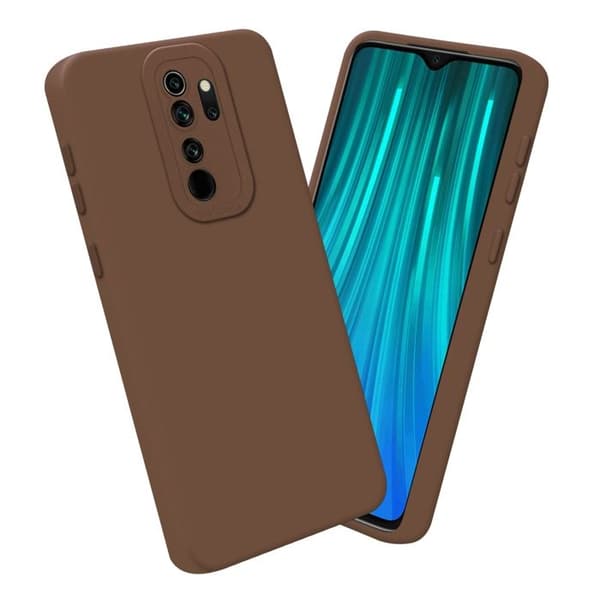 Skyddsfodral för Xiaomi RedMi NOTE 8 PRO i FLUID BRUN Stötsäker Skyddsfodral brun