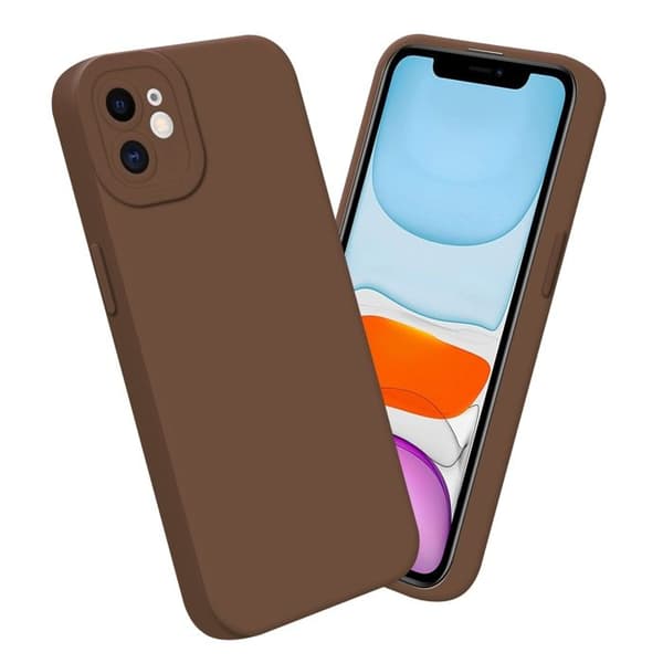 Skyddsfodral för iPhone 11 i FLUID BRUN Stötsäker brun