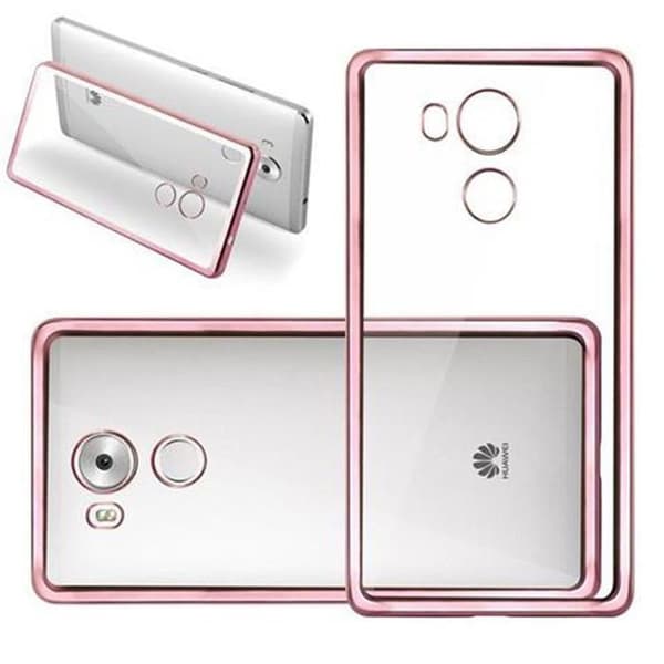 Skyddsfodral för Huawei MATE 8 CHROME GULD ROSA Chrome Design Ros