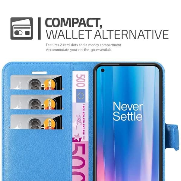 Etui för OnePlus Nord CE 2 5G i PASTELLBLÅ Blå