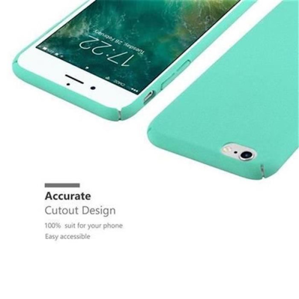 Apple iPhone 6 PLUS / 6S PLUS FROSTY GREEN Fodral Cadorabo DESIGN FROSTY Hard Case Cover Skydd Ultra Slim Bumper Case