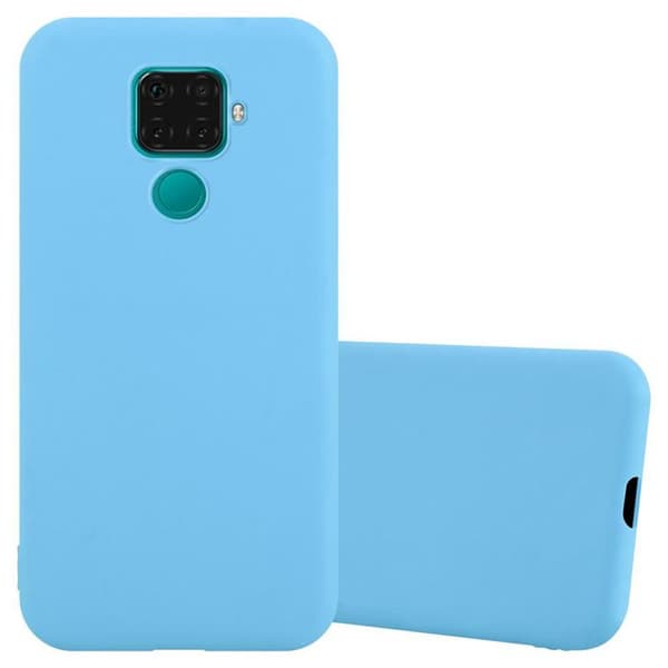 Skyddsfodral för Huawei MATE 30 LITE CANDY BLÅ Stötsäker Silikon Blå