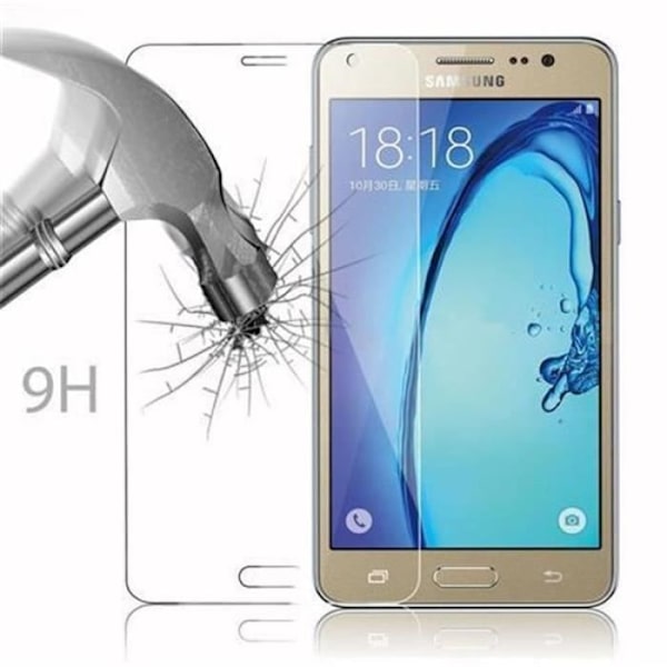 Cadorabo Skärmskydd för Samsung Galaxy On5 (G5000) 0,3 mm Rundade hörn HÖG TRANSPARENS Härdat glas