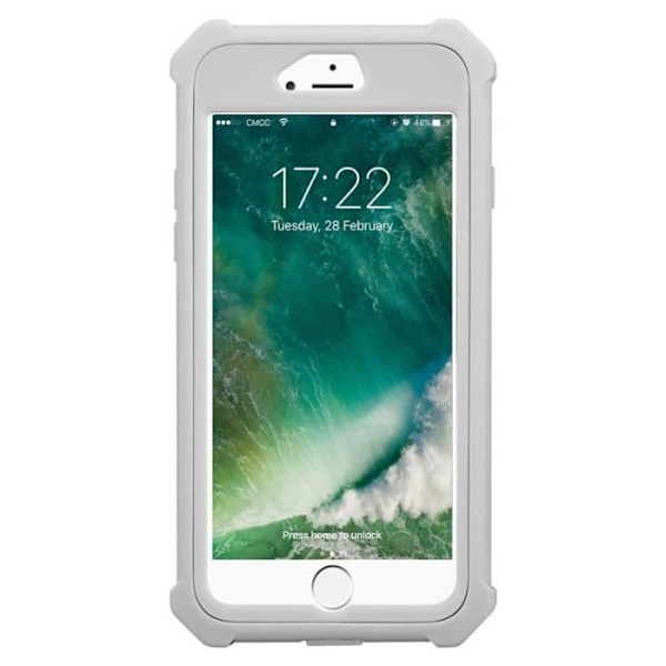 Cadorabo Fodral till Apple iPhone 7 - iPhone 7S - iPhone 8 i BJÖRKGRÅ