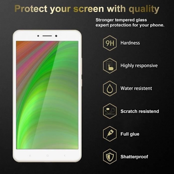 Cadorabo skyddsglas för Xiaomi Mi MAX 2 in - härdat skärmskydd (härdat)