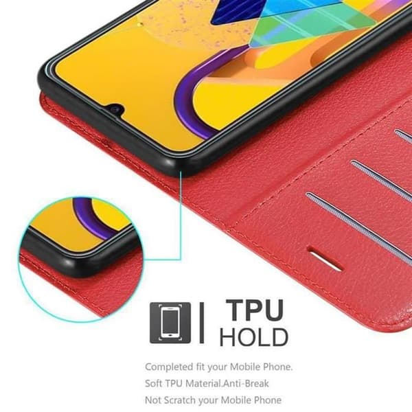 Fodral för Samsung Galaxy M21 / M30s i KIRSCHRÖD Röd