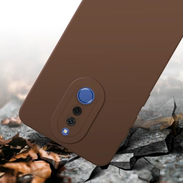 Coque för Huawei MATE 10 LITE i FLUID BRUN Fodral Etui Case Cover i flexibelt TPU-silikon Skydd kastanj
