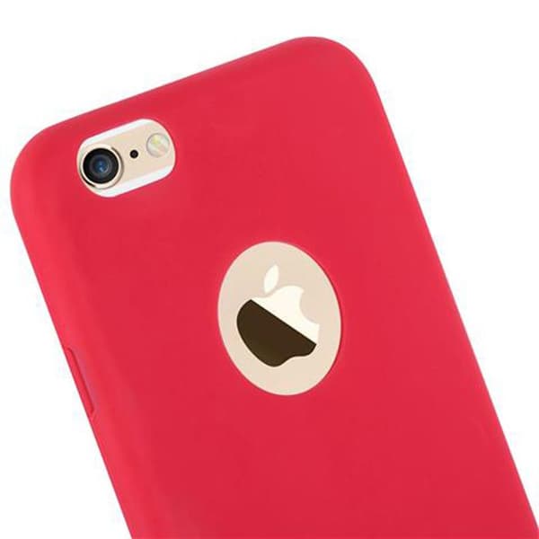 iPhone 6 / 6S CANDY RÖD Skal Stötsäker Silikon Röd