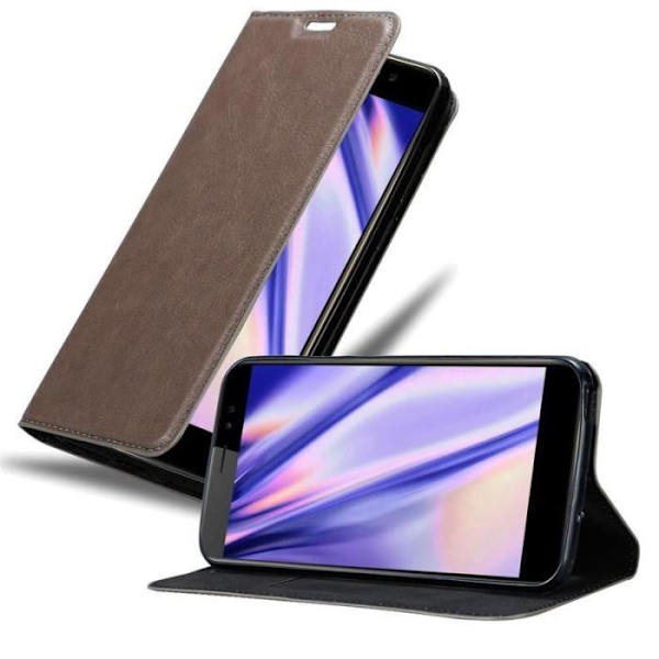 Cadorabo Fodral till ZTE Nubia N1 LITE i KAFFEBRUNT