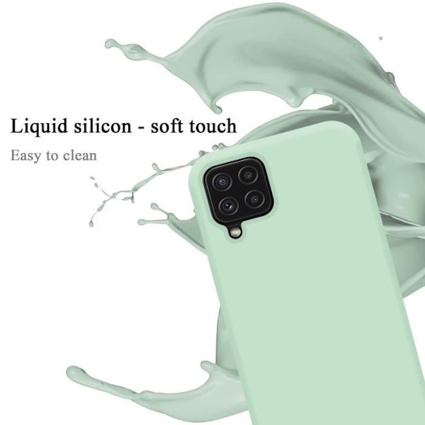 Coque - CADORABO - Samsung Galaxy A22/M22/M32 4G - LIQUID LIGHT GREEN - Silikon TPU - Stöttekraftskydd VÄTSKA LJUSGRÖN