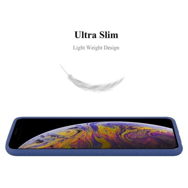 iPhone XS MAX FROST BLÅ MÖRKT Skyddsskal i silikon TPU Blå