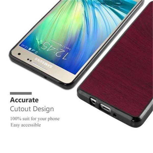 Skydd för Samsung Galaxy A3 2015 TRÄ RÖD Trädesign Röd