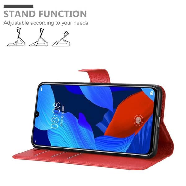 Etui för Huawei NOVA 5 / 5 PRO i KIRSCHRÖD Röd