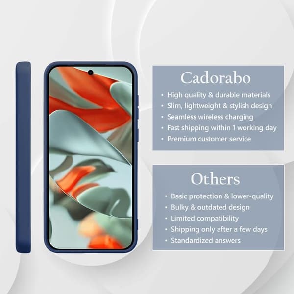 Skal för Google Pixel 9 PRO XL Stötabsorberande i LIQUID BLUE Blå