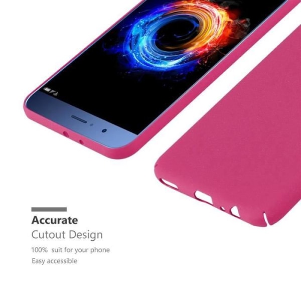 Coque - CADORABO - Honor 8 PRO - Hårt skydd - Matt design - Rosa färg Rosa