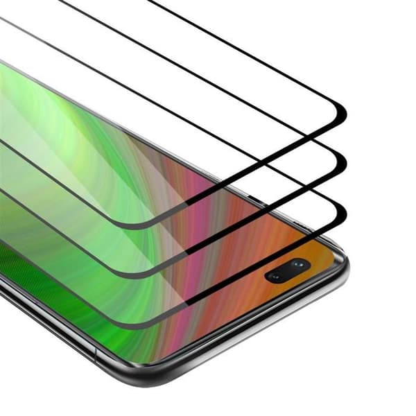 3x Härdat Glas för Huawei NOVA 7 PRO 5G Skärmskydd Vit