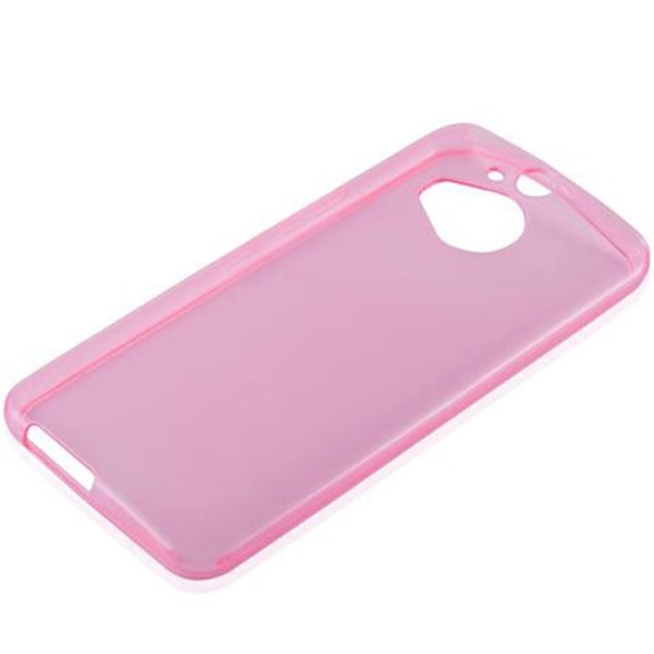 Coque för HTC ONE M9 PLUS / ONE ME Fodral i TRANSPARENT ROSA Etui Skydd i silikon TPU mobiltelefon Rosa