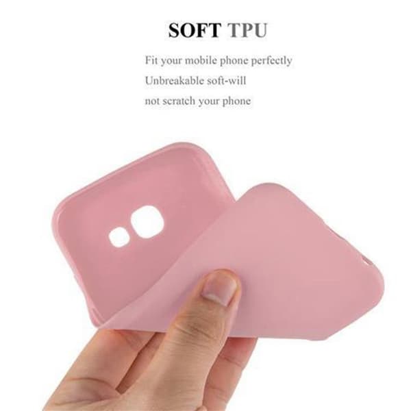 Skyddsfodral för Samsung Galaxy A3 2017 CANDY ROSE VIF Stötskydd Silikon Ros