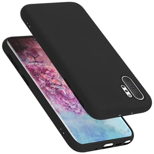 Cadorabo skal för Samsung Galaxy NOTE 10 Pro - i svart - Flexibelt TPU-silikon Svart