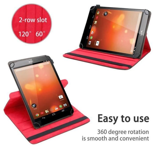 Cadorabo Tablet Case för LG G Pad 8.3 i brunt 360 graders skyddsfodral Stativ i konstläder