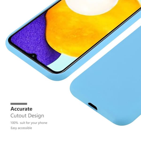 Skyddsfodral för Samsung Galaxy A13 5G CANDY BLÅ Stötabsorberande Silikon Blå